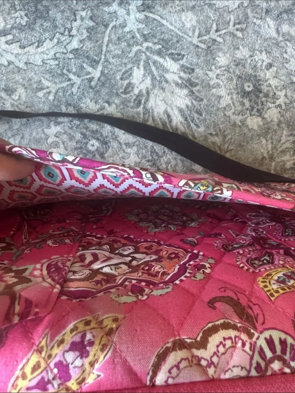 Vera Bradley Pink Paisley Multi-Pattern Women’s Laptop Bag